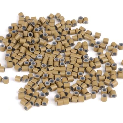 HARMONY 10000 pcs/bag 4.0*2.6*4.0mm hair extension silicone copper tube for I tip hair extension tools