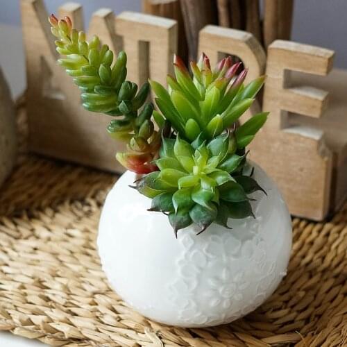 Artificial succulents Land Lotus Plants Grass Artificial Plants Fake Flower christmas decorations for home plantas artificiales