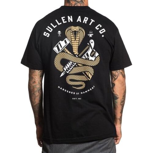 2019 Newest Fashion Sullen Mens Hammers T Shirt Black Hip-Hop Clothing Apparel Tee O-Neck T Shirt