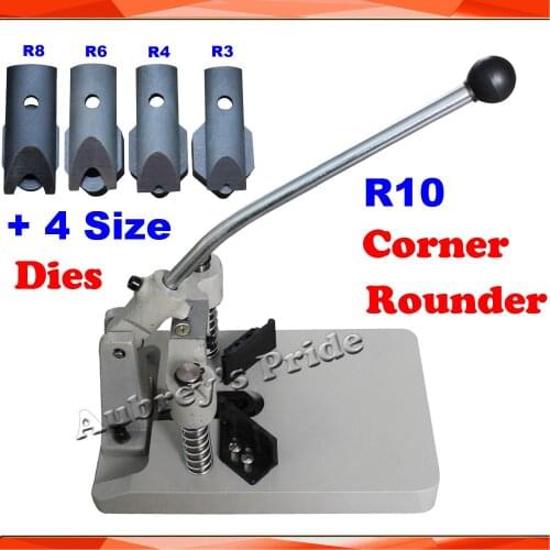 NEW Heavy Duty R3 R6 R10 R4 R8 5Dies Blade 30MM Thickness All Metal ID Business Criedit PVC Paper Card Corner Rounder Die Cutter