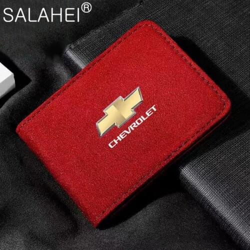 Car Driver License Holder For Chevrolet Trax Sonic Cruze Malibu Tahoe Impala Equinox Suburban Traverse Auto Styling Accessories