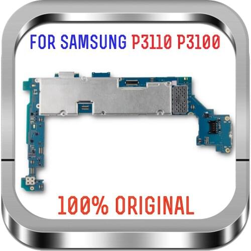 Original For Samsung Galaxy Tab 2 7.0 P3110 P3100 Motherboard 3G&WIFI Unlocked Mainboard Circuits Cable with full chips