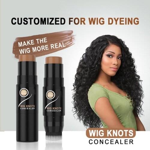 Portable Wig Knots Concealer for Lace Wig for Frontal Part Waterproof Hair Line Concealer Hair Line Shadow Makeup Hair Concealer