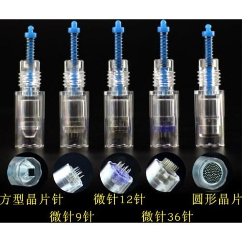 Cheapest 50pcs MTS needles for charmanet machine 3/4 9pin 12pin 36pin round nano square nano for digital tattoo machine