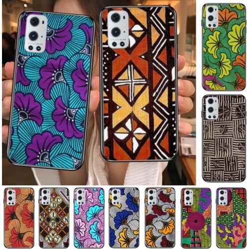 African style fabric print For OnePlus Nord N100 N10 5G 9 8 Pro 7 7Pro Case Phone Cover For OnePlus 7 Pro 1+7T 6T 5T 3T Case