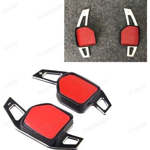 Steering Wheel DSG Paddle Extension Shifters Shift Sticker For AUDI A3 S3 A4 S4 A5 A6 S6 A8 R8 Q5 Q7 TT Car accessories