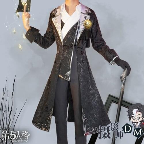 Game Identity V Joseph Desaulniers DM Photographer Uniform Suit Cosplay Costume Halloween Party Outfit For Men 2021 NEW