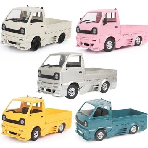 WPL D12 Climbing Car LED Light On-road RC Car Toys With Large Surrounded & Blow Vent RC Car Simulation Drift Truck Kids Gifts