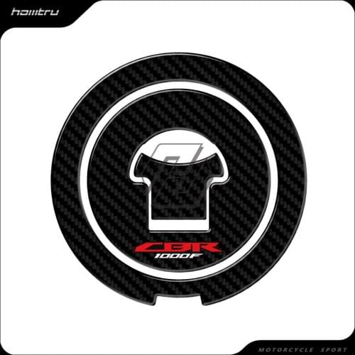3D Carbon-look Motorcycle Fuel Gas Cap Protector Decals Case for Honda CBR1000F CBR 1000F 1987-1996