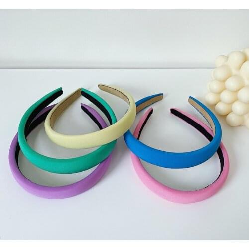 Women Solid Color Pressure Hair Band Lady Fashion Wash Face Hairpin
