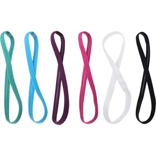 Elastic Sweatband Sports Gym Running Headband Anti-Slip Women Men Fitness Yoga Football Cycling Hair Band Headwear