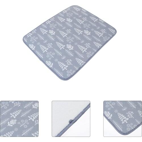 1pc Multipurpose Cup Holder Kitchen Dish Drying Mat Water Control Cushion