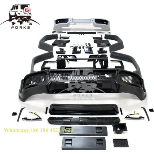 1990-2019y W463 G500 G63 G550 G350 upgrade to 2020 look W464 B style facelift conversion body parts bumpers