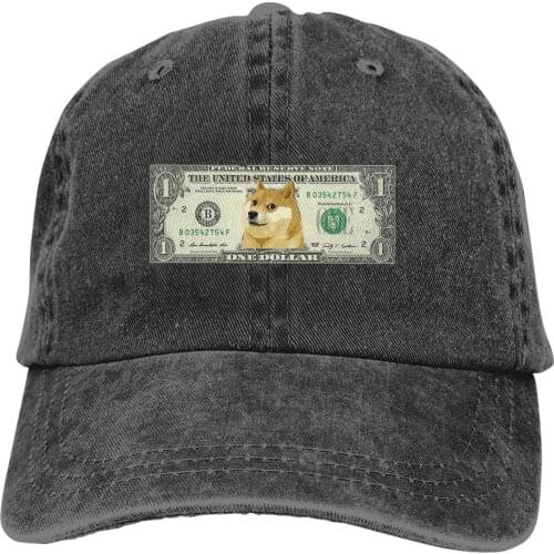 One Doge Dollar Baseball Cap Men Elon Musk The DogeFather Funny Caps colors Women Summer Snapback Caps