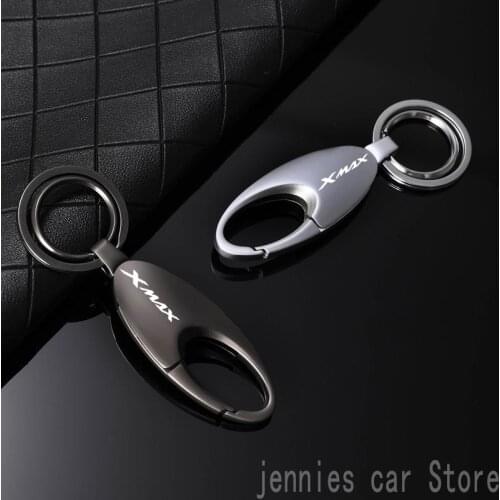 For YAMAHA xmax XMAX300 XMAX400 XMAX X-MAX 125 250 300 400 Accessories Universal fashion motorcycle Alloy Keyring Keychain