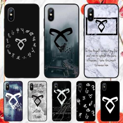 Shadowhunters Runes Phone Case for iPhone 11 12 pro XS MAX 8 7 6 6S Plus X 5S SE 2020 XR mini Funda