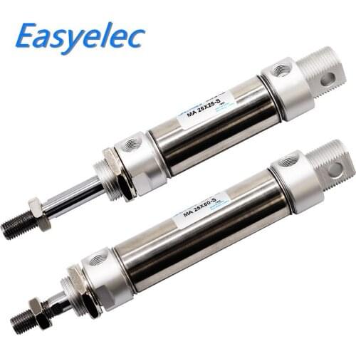 For Mask Machine MA Mini Pneumatic Air Cylinder MA40-25 MA40-50 MA40- MA40-75 MA40-100 MA40-125 MA40-150 MA40-175 MA40-200