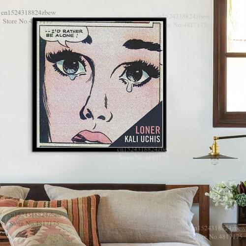 Kali Uchis Poster Rapper Singer Music Album Loner Lottery Ridin Round Por Vida Canvas Painting Wall Poster and Print Home Decor