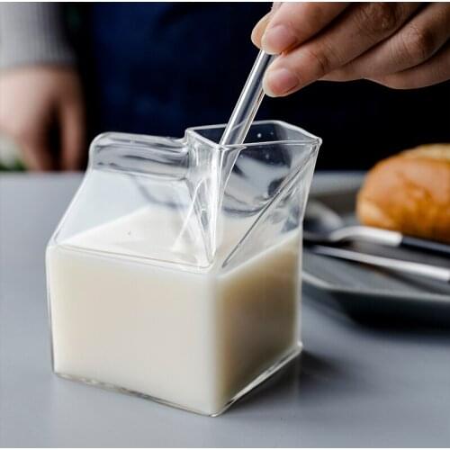 Kawaii Glasses Coffee Cup Transparent Drink Handmade Mug for milk tea Water Juice Espresso Beverage Glassware