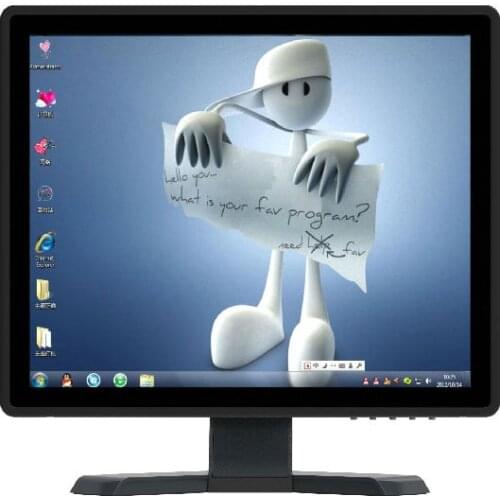 17" 5:4 1280x1024 Computer CCTV BNC TFT LCD Sreen Display Monitor With AV/BNC/VGA/HDMI/USB Interface