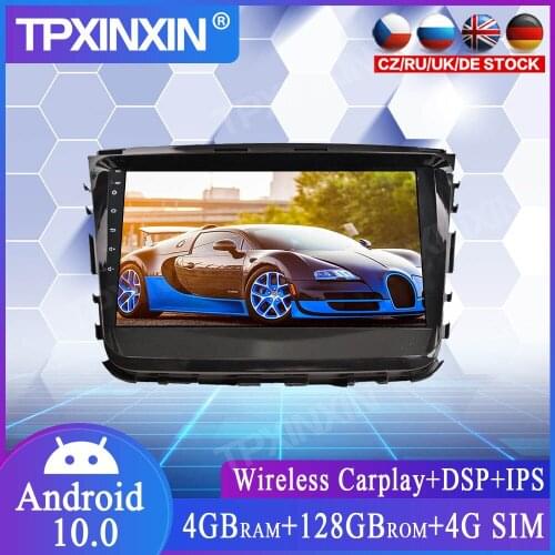For SsangYong Rexton 2019 + Android 10.0 128G DSP Stereo Headunit Multimedia Player Auto Radio Player Car GPS Navigation Player