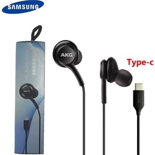 Samsung Earphones eo IG955 Type-c In-ear with Mic Wire Headset for Galaxy AKG samsung note10/note10+ huawei smartphone