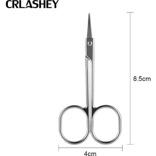 Stainless Steel Hair Scissors Beard Eyebrow Facial Hairs False Eyelashes Trimmer Scissors Sharp Edge Blades Removal Tools