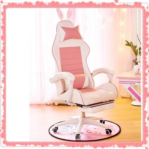 Home liftable chair LOL Internet cafe Sports racing chair WCG computer gaming chair Female anchor live broadcast rotatable chair