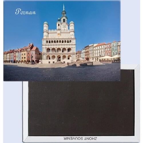 Poznań ,Poland Tourist souvenir Magnetic refrigerator magnet Home decoration Special gift for friend