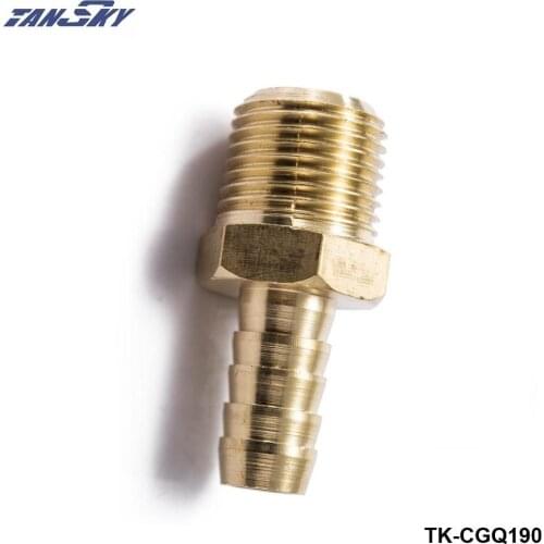 Straight Fitting 1/2" HOSE ID BARB - 1/2" NPT MALE For Fuel, Air, Water, Oil, Gas TK-CGQ190