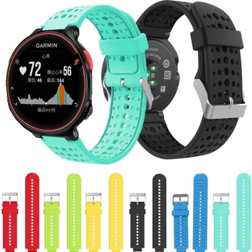 Silicone Strap For Garmin Forerunner 235 Bracelet For Garmin Forerunner 220/230/235/620/630/735XT/235Lite Accessory watchband