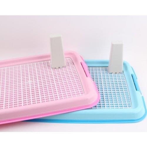 Pet Dog Mesh Pet Toilet Tray Cat Pad Indoor Pet Potty Toilet Puppy Pee Training Clean Pot With column public dog toilet