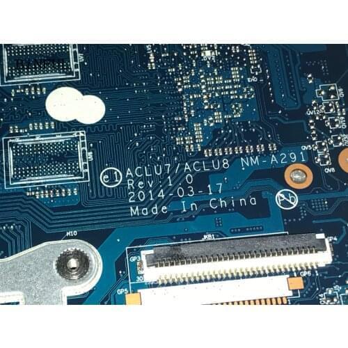 BiNFUL SUPER 100% NEW ACLU7/ ACLU8 NM-A291 FOR LENOVO G50-75M / G50-75 LAPTOP MOTHERBOARD MAIN BOARD BUILD-IN PROCESSOR A8-7100