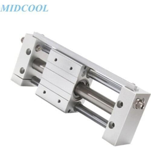 Air Cylinder RMT Series 32mm Bore RMT32 Rodless Magnetic Cylinder With Guide Pneumatic Cylinder Double Acting 50mm-800mm Stroke