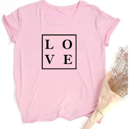 Women t-shirt Love women T-shirt Heart Tee Shirts for Her Gift for Moms Love Cute t-shirt Graphic Tee Love Clothing