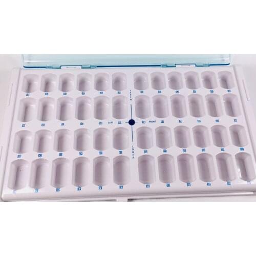 2Pis Dental Empty Box For Kids Crown Adult Molar Crowns Anterior 48 Lattice 3MStyle To Storage Accesories