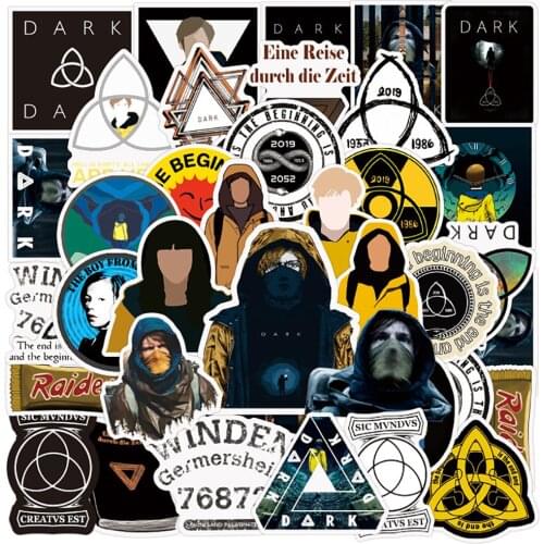 50PCS TV Show Dark Seasond Stickers DIY Skateboard Fridge Guitar Motorcycle Luggage Classic Toy Sticker Decal Cool for Kid Toy