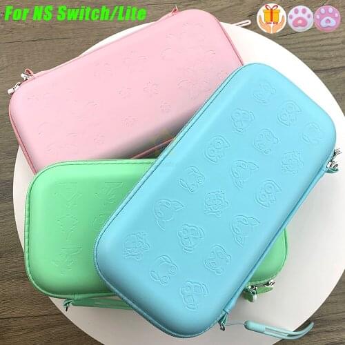For Nintend Switch Case Pink Blue Storage Bag NS Waterproof Hard Shell Cover Box For Nintendo Switch Lite Game Console Access