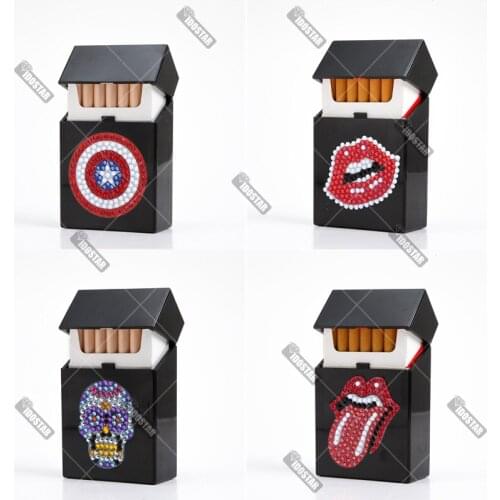 DIY Diamond Painting Cigarette Case Card Case Jewelry Box Rhinestone Embroidery Crystal Bead Organizer Storage Case Container