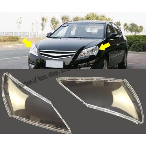 For Hyundai Elantra 2008 2009 2010 Headlight Headlamp Lens Cover Right&Left 2pcs high quality Car modification accessories