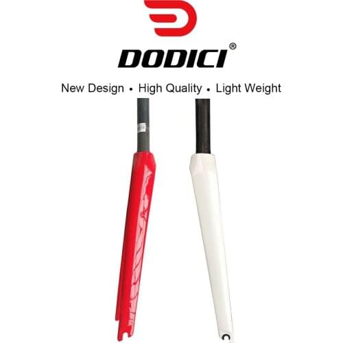 DODICI 28.6 Full Carbon Fiber Road Bike 700C Front Fork Full Carbon Straight Tube C Brake Front Fork Bicycle Accessories Parts