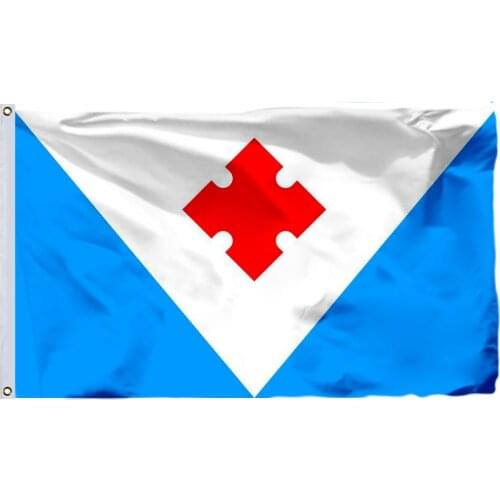 Estonia Votic Flag OUTDOOR INDOOR Regional And Minority BANNER 90x150cm National Parade/Festival/3x5ft