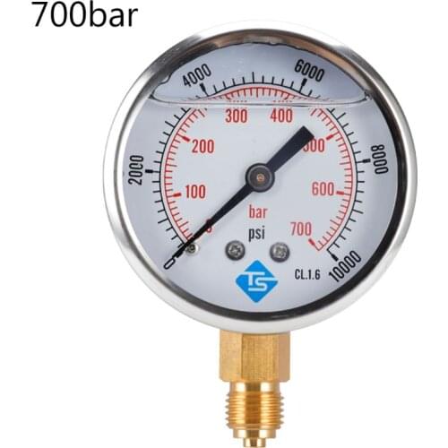 GLYCERINE FILLED PRESSURE VACUUM COMPOUND GAUGES 68mm DIAL VAC to 10000 PSI BTM