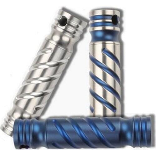 Creative Pure Titanium Waterproof Warehouse High-end Carry-on Drug Box Titanium Alloy Seal Tank Outdoor EDC Carry-on Drug Bottle