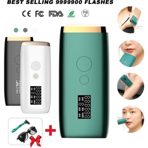 New Permanent 990000 Flashes Laser Epilator Painless IPL Photoepilator Hair Removal Device Permanent LCD Display Epilator