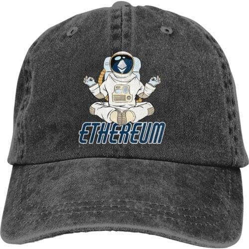 Summer Cap Sun Visor Zen Moon Hip Hop Caps Ethereum Crypto Miners Cowboy Hat Peaked Hats