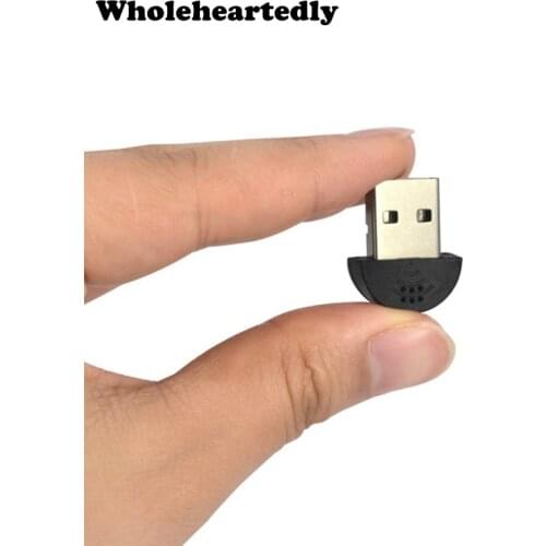 Super Mini USB 2.0 Microphone MIC Audio Adapter Driver Free for MSN PC Notebook