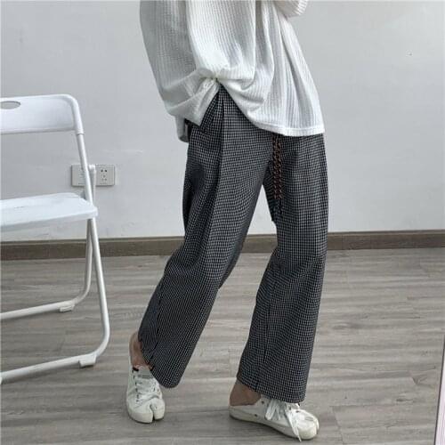 2021 Mens Fashion Knitted Casual Pants Baggy Cargo High-quality Jogger Sweatpants Streetwear Hip Hop Style Trousers Size M-XL