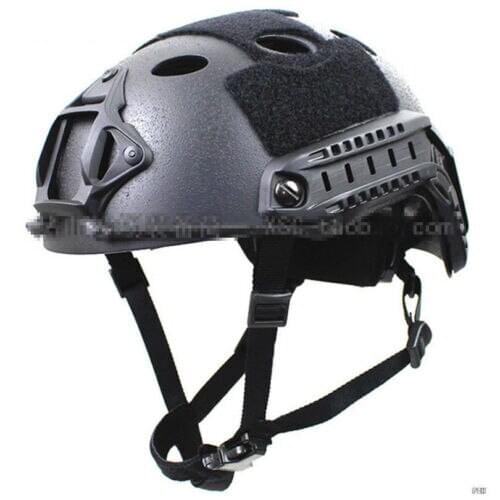 Carbon Fiber Helmet PJ Tactical Helmet Hunting Paratrooper New Rail Shroud