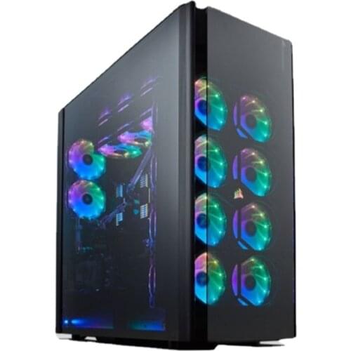 Jokes 1000D ATX Desktop Game Host High-End Customization Supports Various Graphics Cards Dustproof Mute Host Cooling